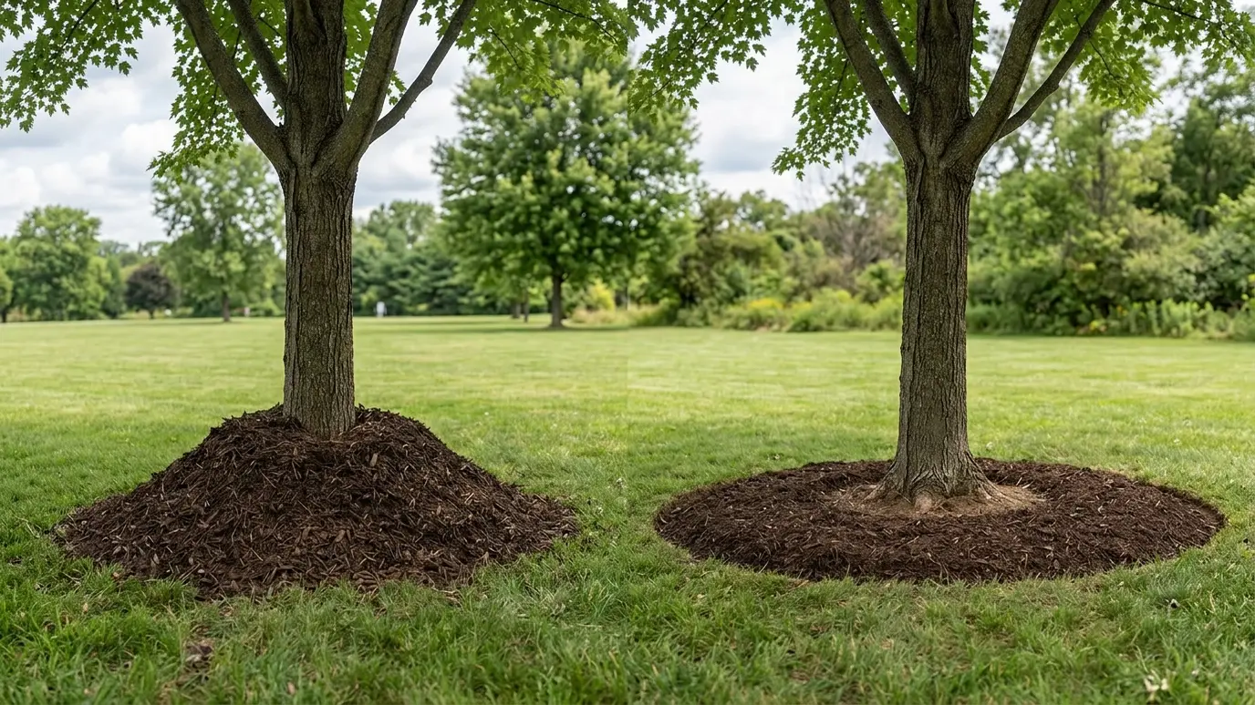 How to Mulch Around Trees the Right Way