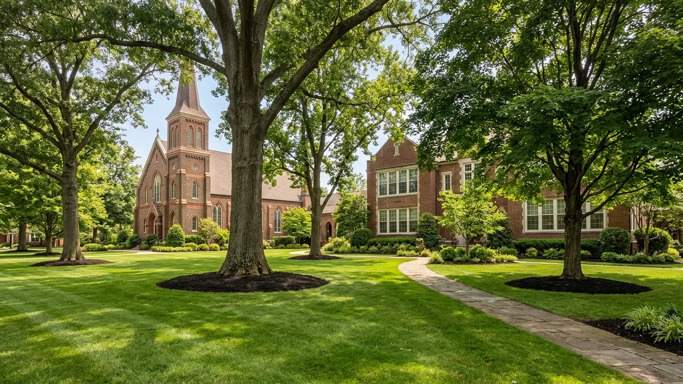 School and Church Grounds Tree Care in Nashville and Middle Tennessee